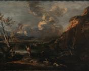 萨尔瓦多 罗萨 : Landscape with Tobit and the angel